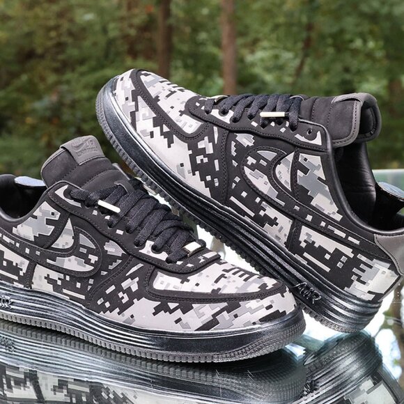 Nike Lunar Force 1 Digi Camo Black - Picture 5 of 14